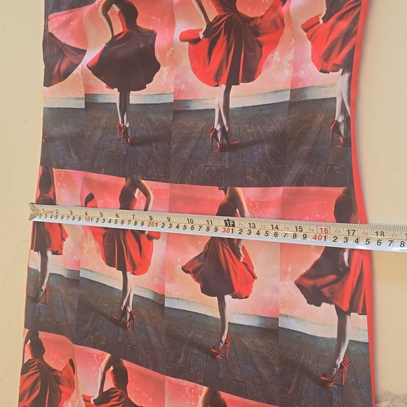 Ted Baker Redosie Rosie Print Dress Red - Picture 15 of 15